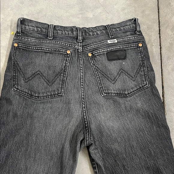 Wrangler Women’s Wild West High Rise Straight Washed Black Denim Jeans 30 x28 - Picture 4 of 11